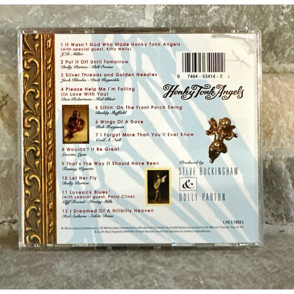 Honky Tonk Angels Dolly Parton, Loretta Lynn, Tammy Wynette (CD, 1993) - Picture 2 of 4